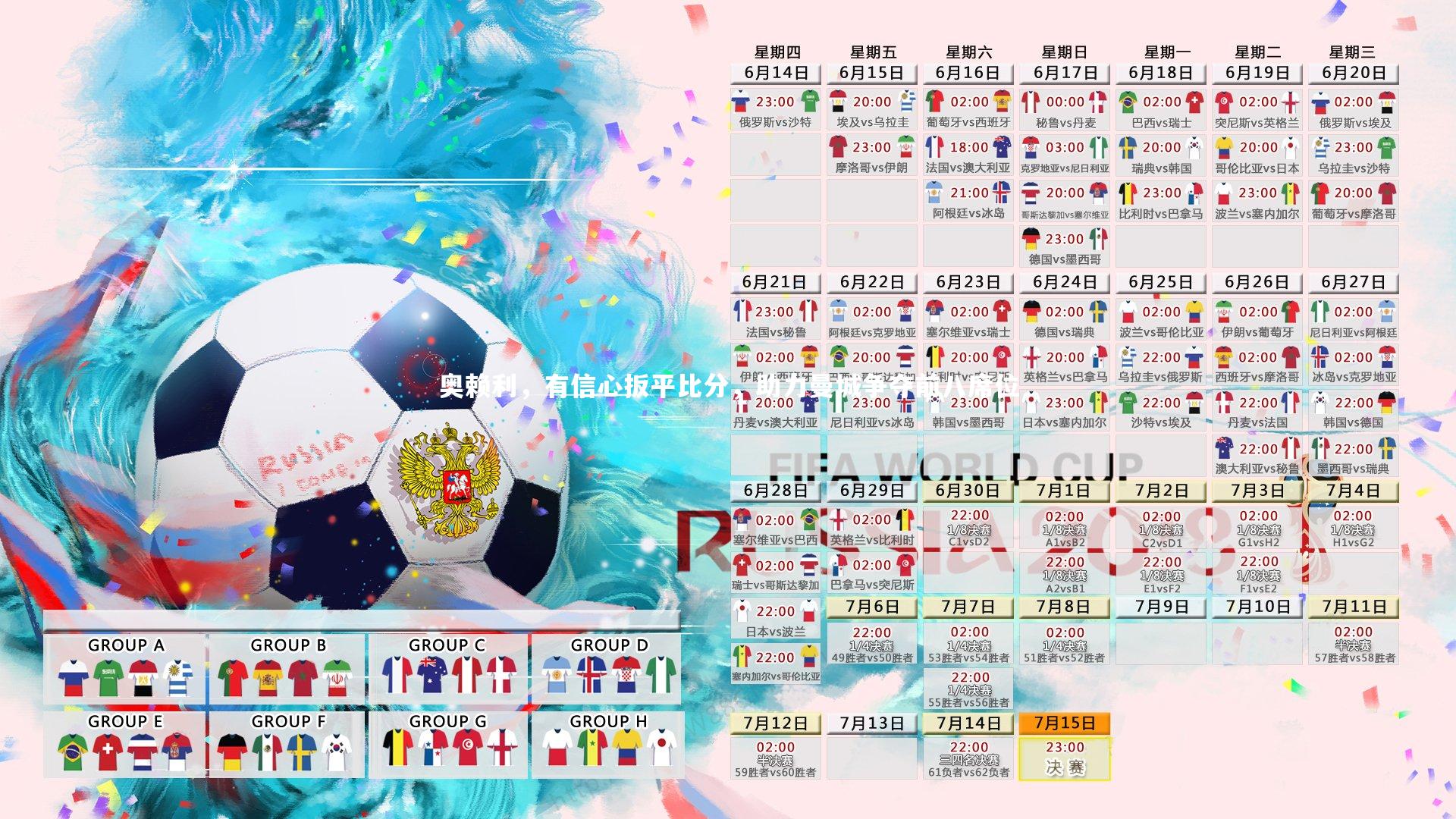 奥赖利,有信心扳平比分,助力曼城争夺前八席位